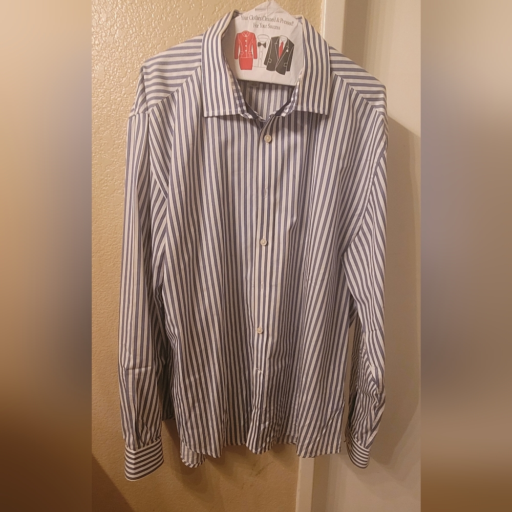 Men's striped dress shirt
